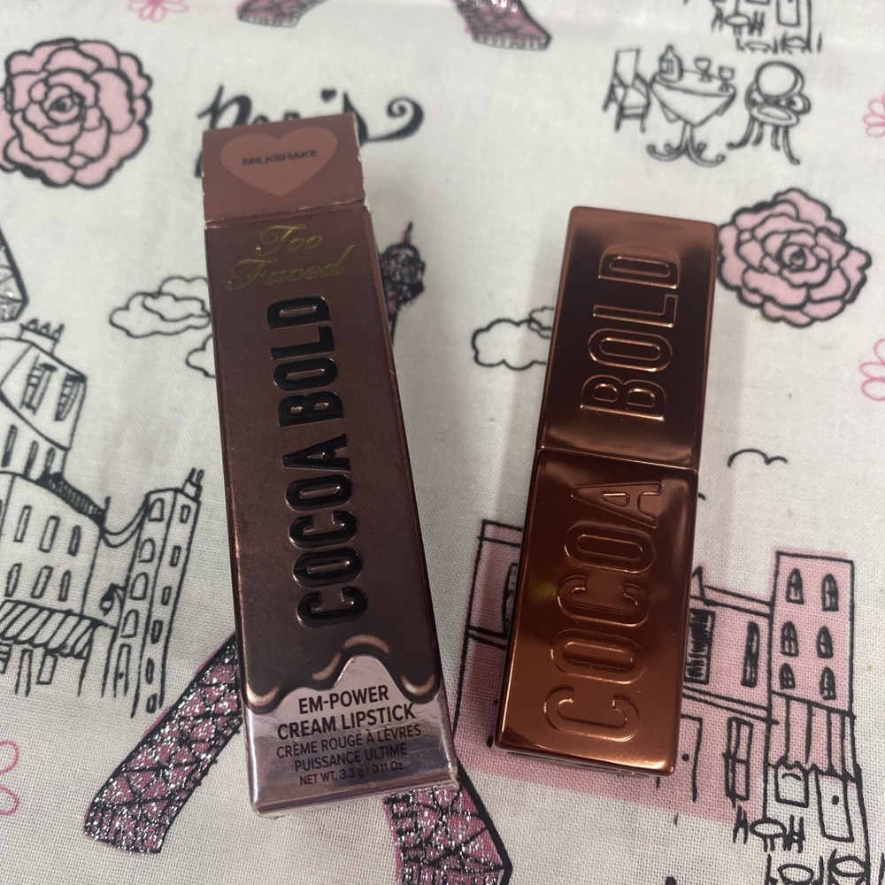 Too Faced Cocoa Bold Cream Lipstick (0.11 oz.) -Milkshake